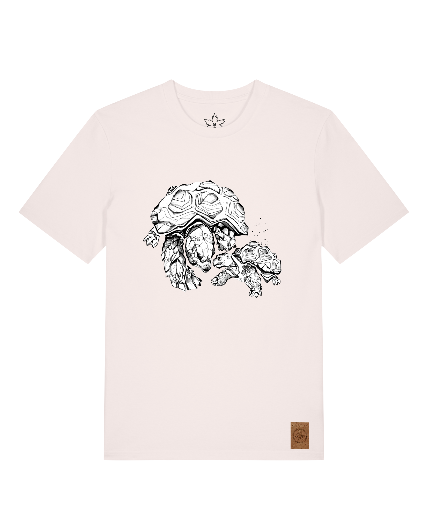 bio-unisex-medium fit-tshirt-schildkrötis-sttu169-baumwollblute-front