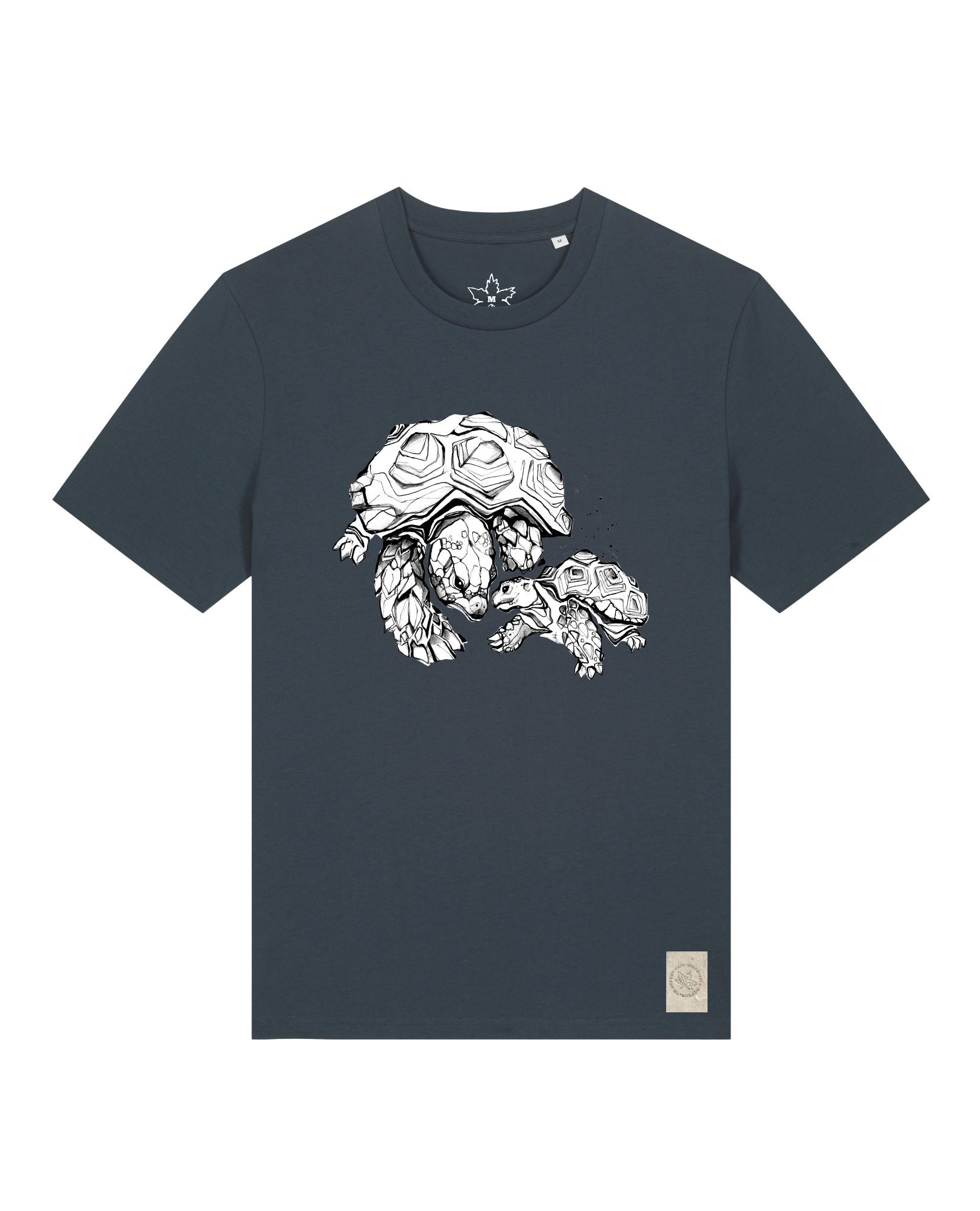 bio-unisex-medium fit-tshirt-schildkrötis-sttu169-blaubeernacht-front
