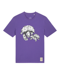 bio-unisex-medium fit-tshirt-schildkrötis-sttu169-blaukraut-front