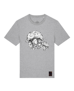 bio-unisex-medium fit-tshirt-schildkrötis-sttu169-mausgrau-front