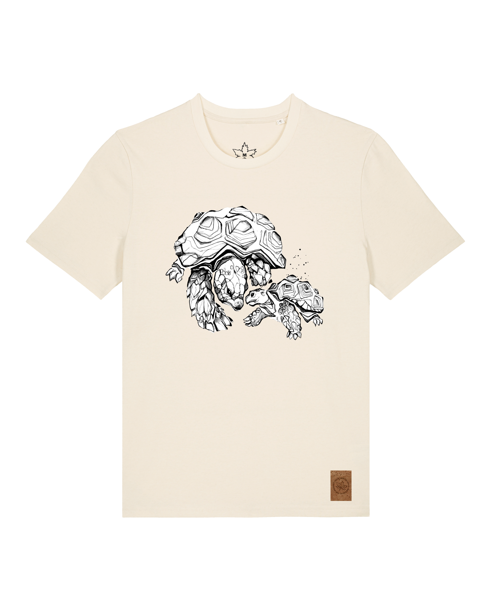 bio-unisex-medium fit-tshirt-schildkrötis-sttu169-natur-front