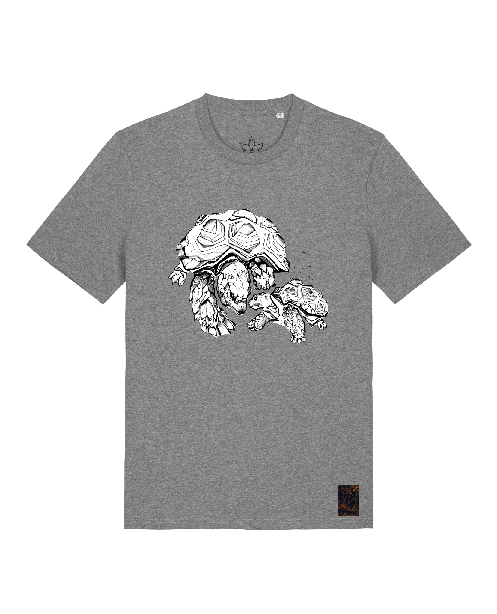 bio-unisex-medium fit-tshirt-schildkrötis-sttu169-opossum-front