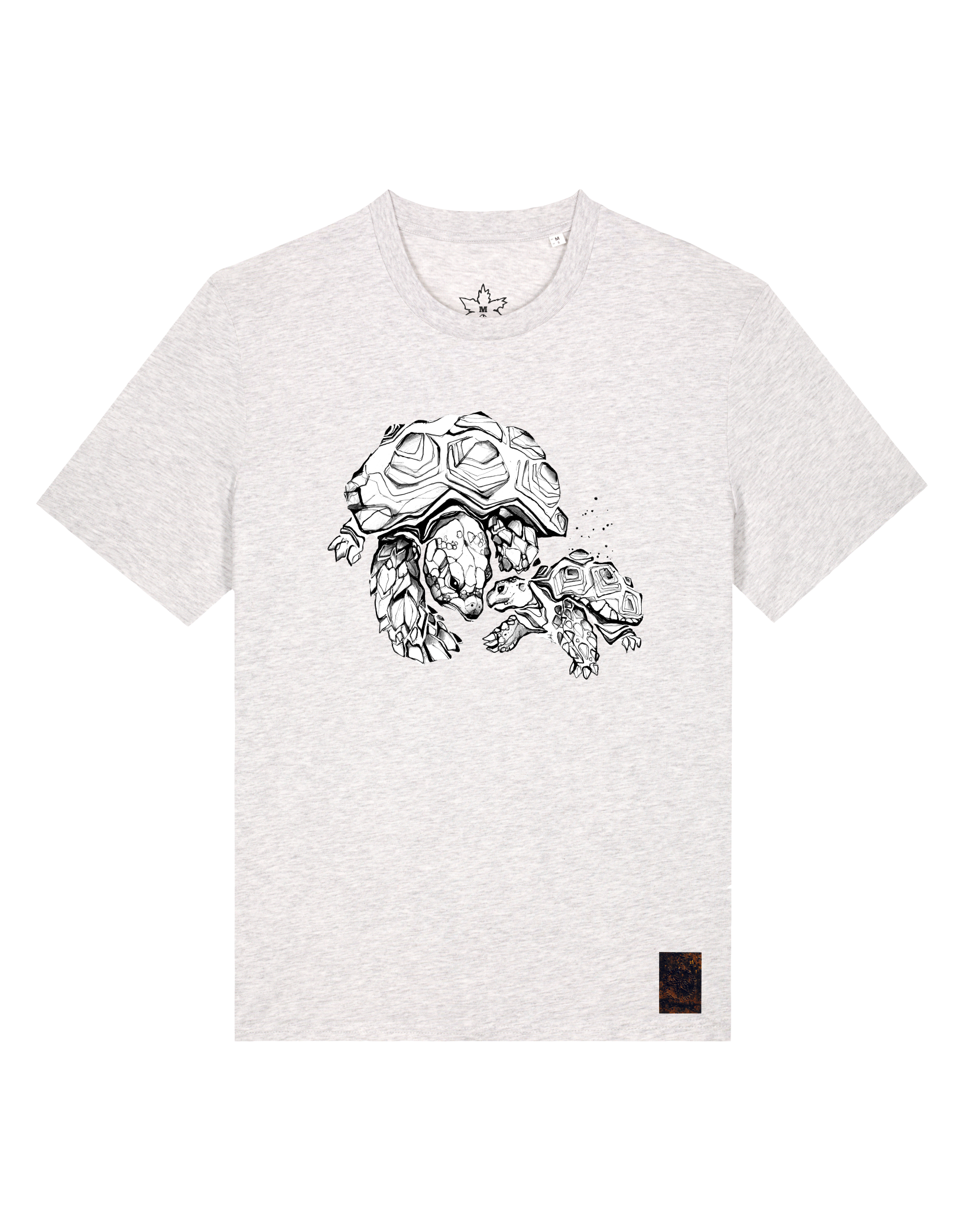 bio-unisex-medium fit-tshirt-schildkrötis-sttu169-rennmaus-front