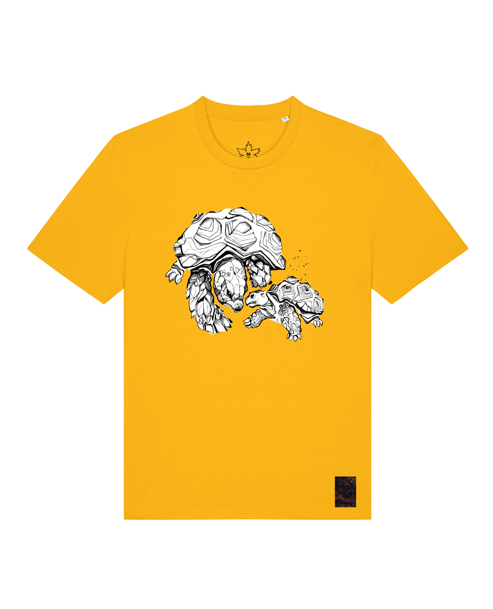 bio-unisex-medium fit-tshirt-schildkrötis-sttu169-sonnenblume-front