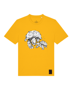 bio-unisex-medium fit-tshirt-schildkrötis-sttu169-sonnenblume-front