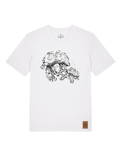 bio-unisex-medium fit-tshirt-schildkrötis-sttu169-weiß-front
