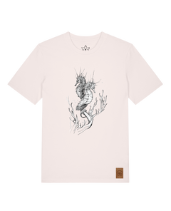 bio-unisex-medium fit-tshirt-seepferdchen-sttu169-baumwollblute-front