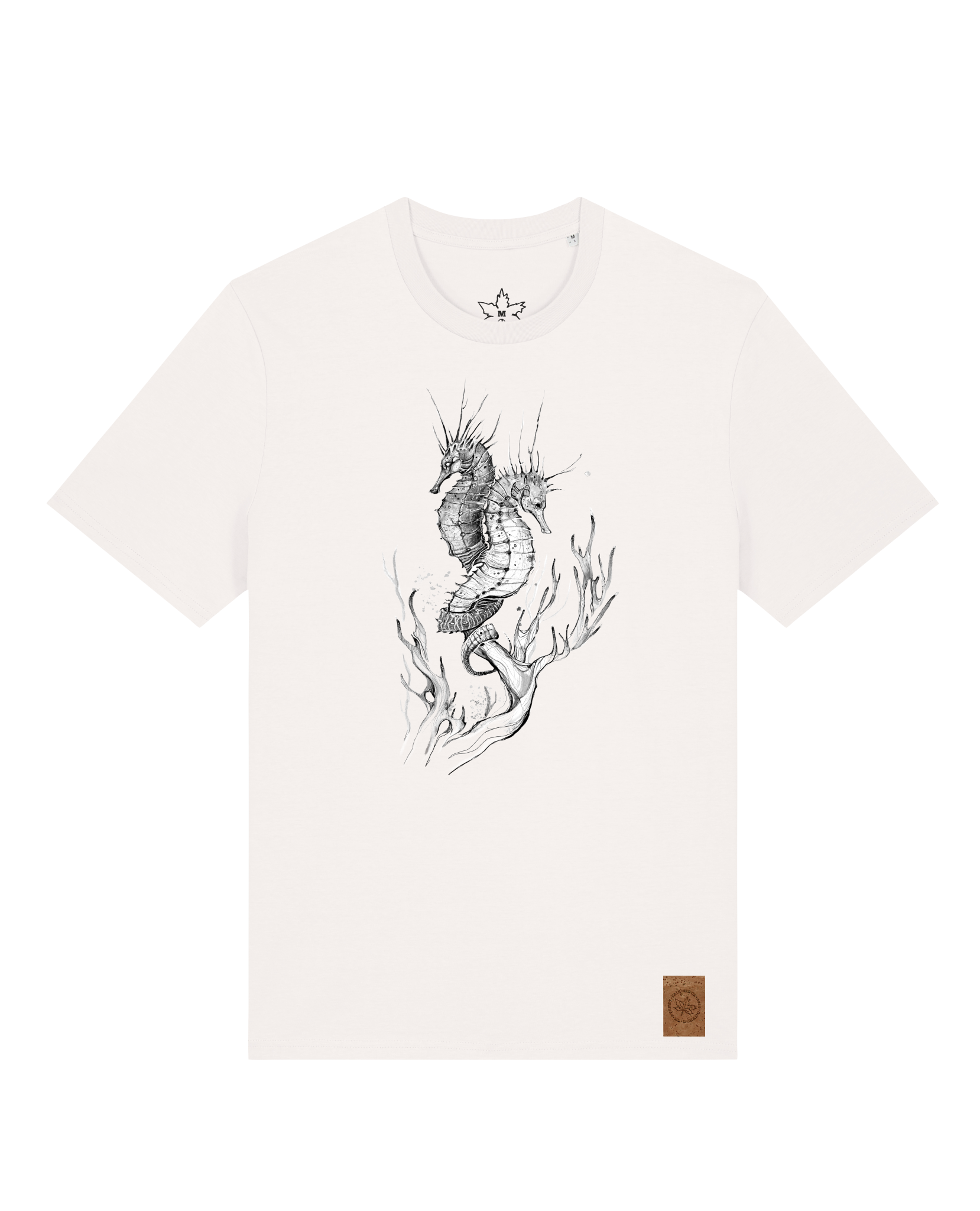 bio-unisex-medium fit-tshirt-seepferdchen-sttu169-bio ei-front