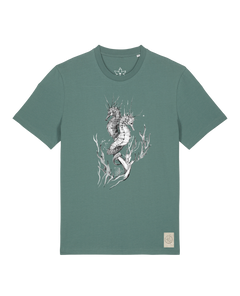 bio-unisex-medium fit-tshirt-seepferdchen-sttu169-blautanne-front