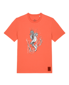 bio-unisex-medium fit-tshirt-seepferdchen-sttu169-mandarine-front