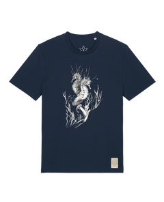 bio-unisex-medium fit-tshirt-seepferdchen-sttu169-marine-front