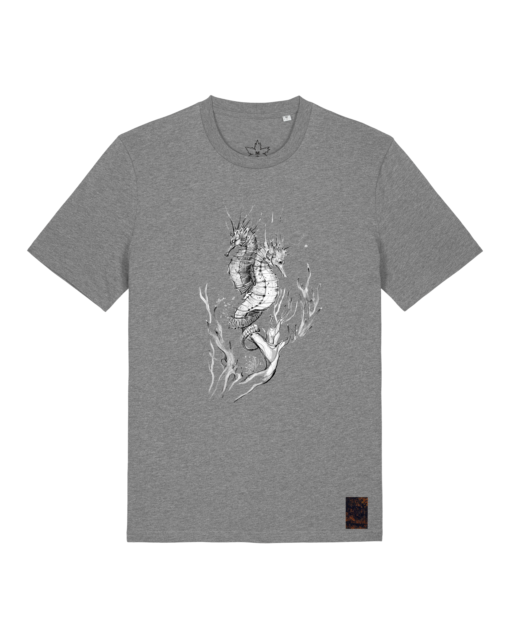 bio-unisex-medium fit-tshirt-seepferdchen-sttu169-opossum-front