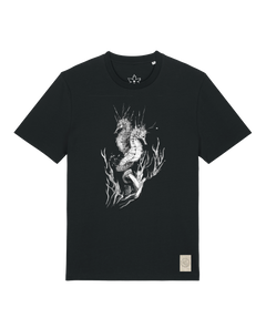 bio-unisex-medium fit-tshirt-seepferdchen-sttu169-schwarz-front