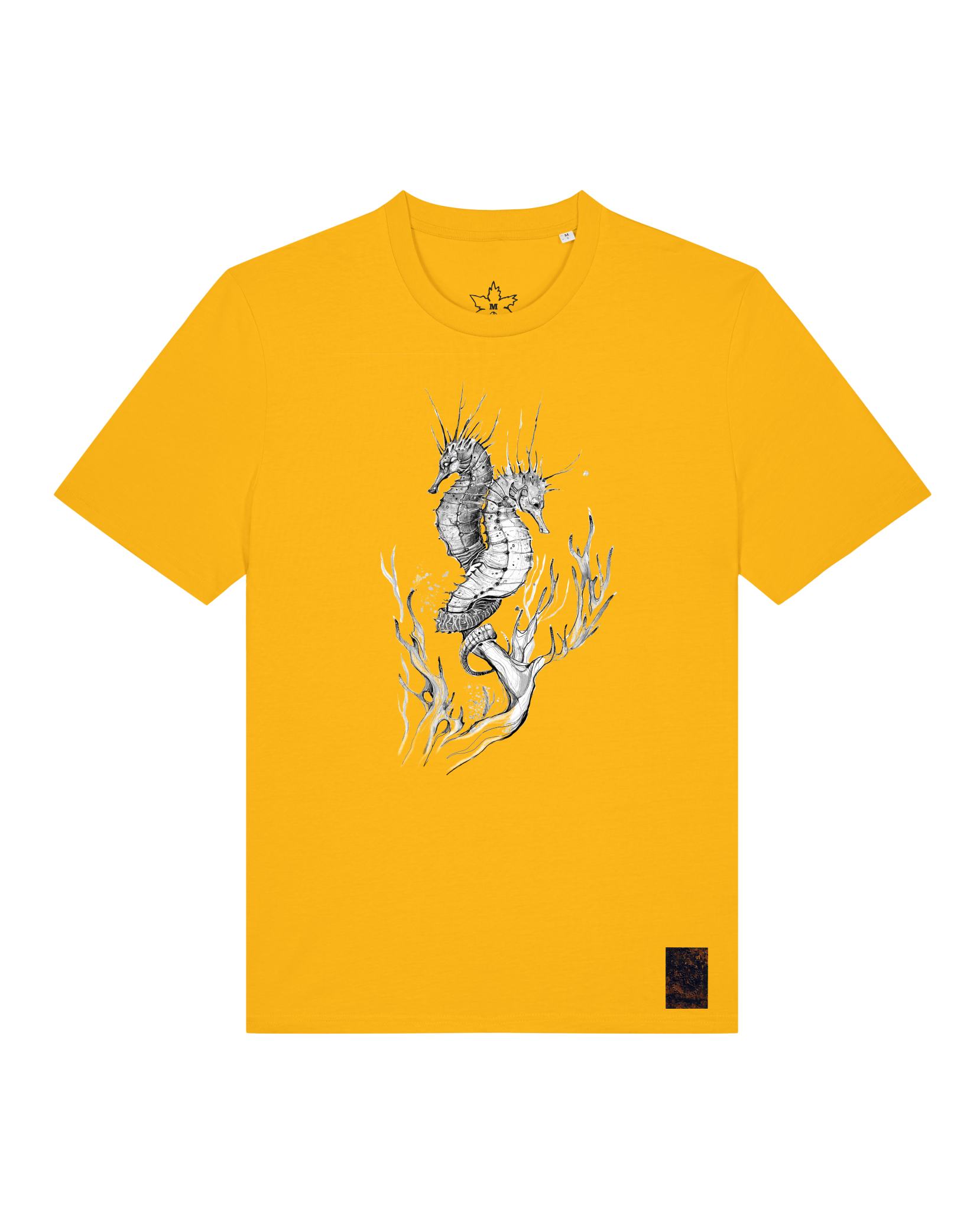 bio-unisex-medium fit-tshirt-seepferdchen-sttu169-sonnenblume-front