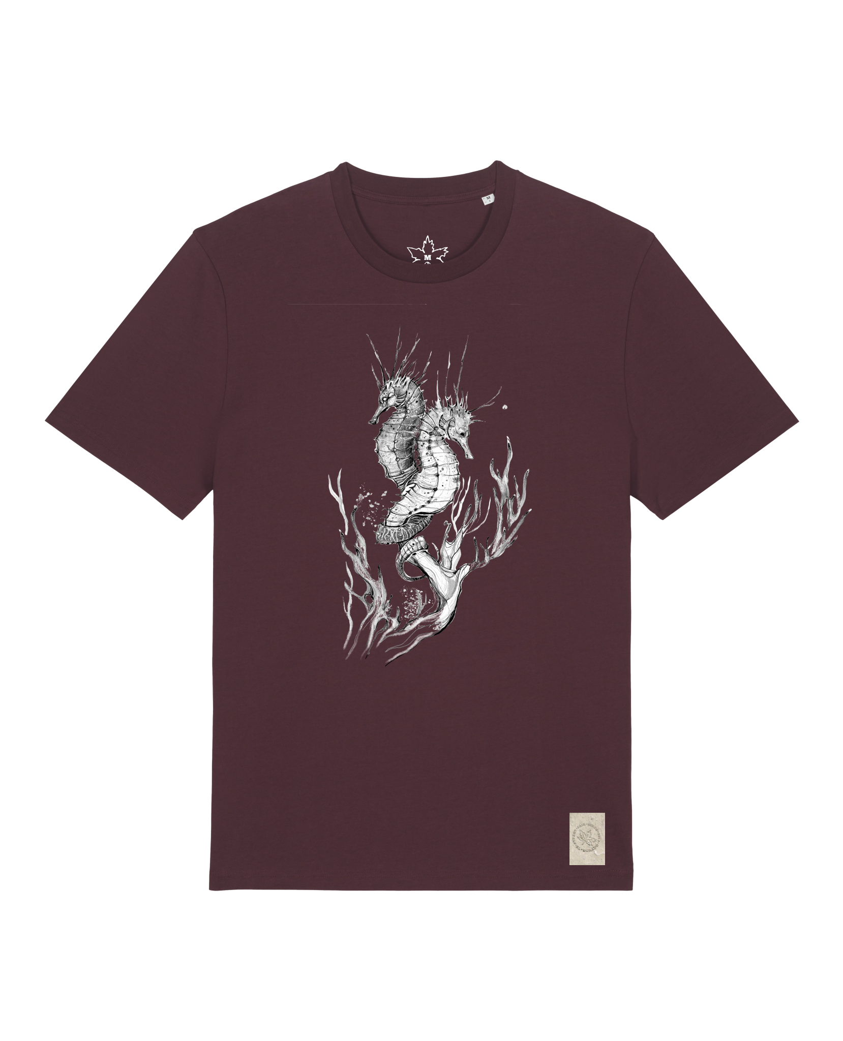 bio-unisex-medium fit-tshirt-seepferdchen-sttu169-zartbitter-front