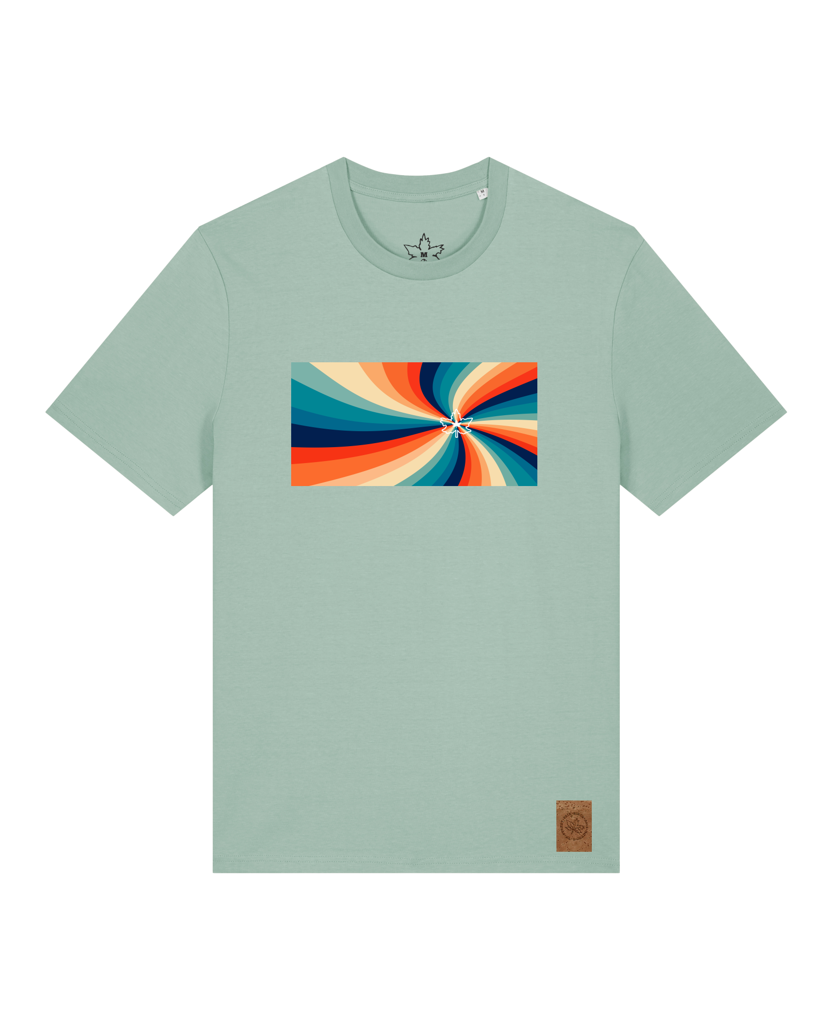 bio-unisex-medium fit-tshirt-six tees-sttu169-eukalyptus-front