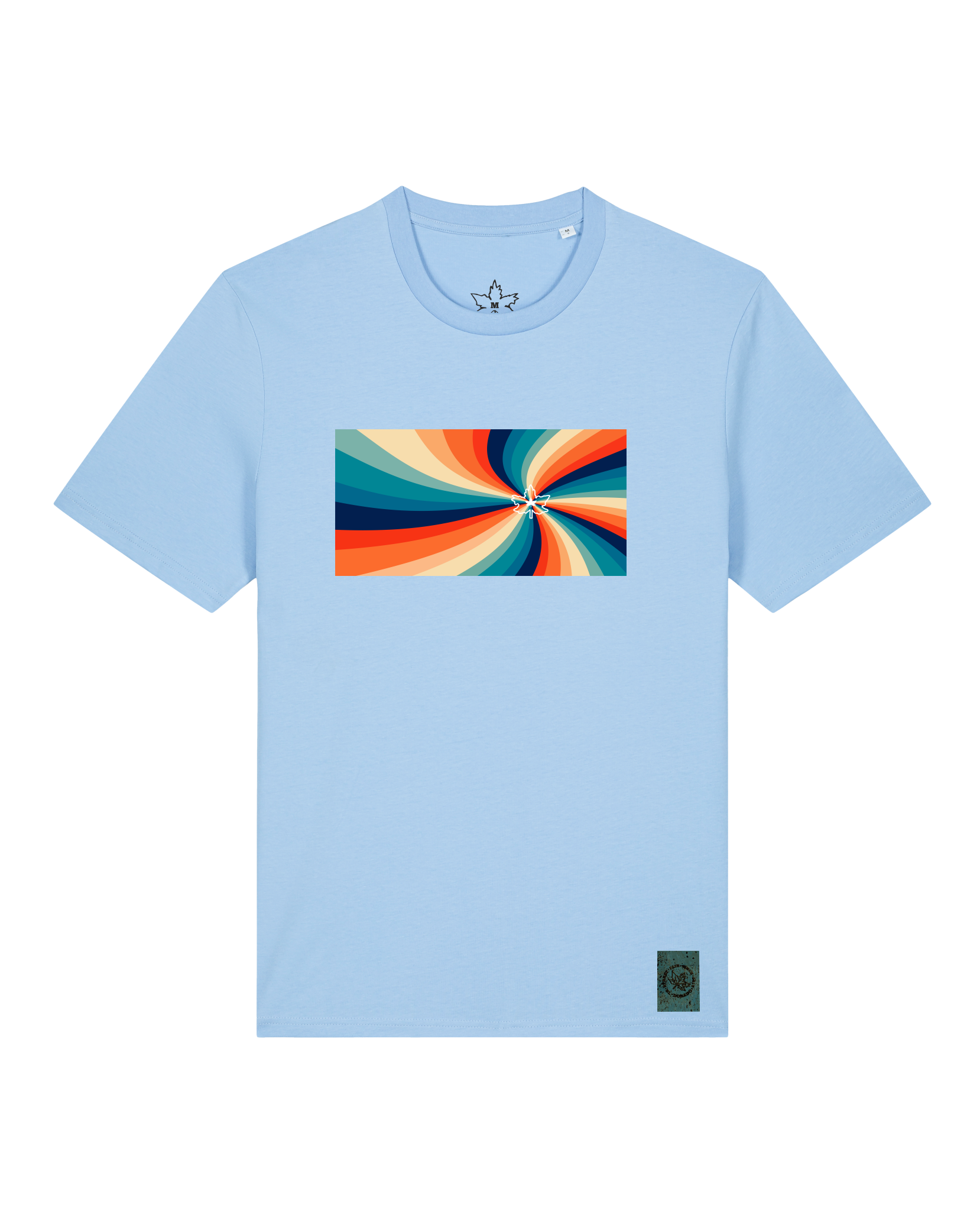 bio-unisex-medium fit-tshirt-six tees-sttu169-lagune-front