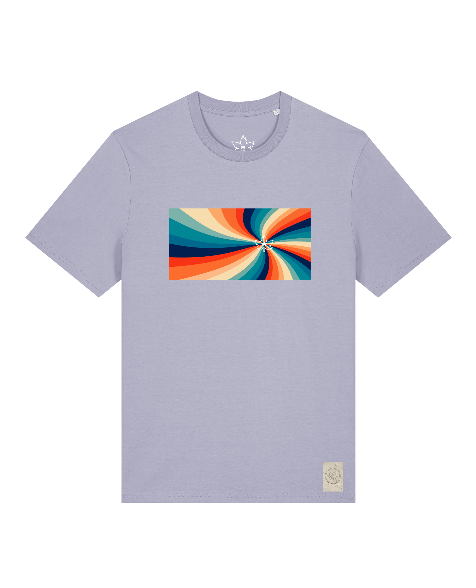 bio-unisex-medium fit-tshirt-six tees-sttu169-lavender-front