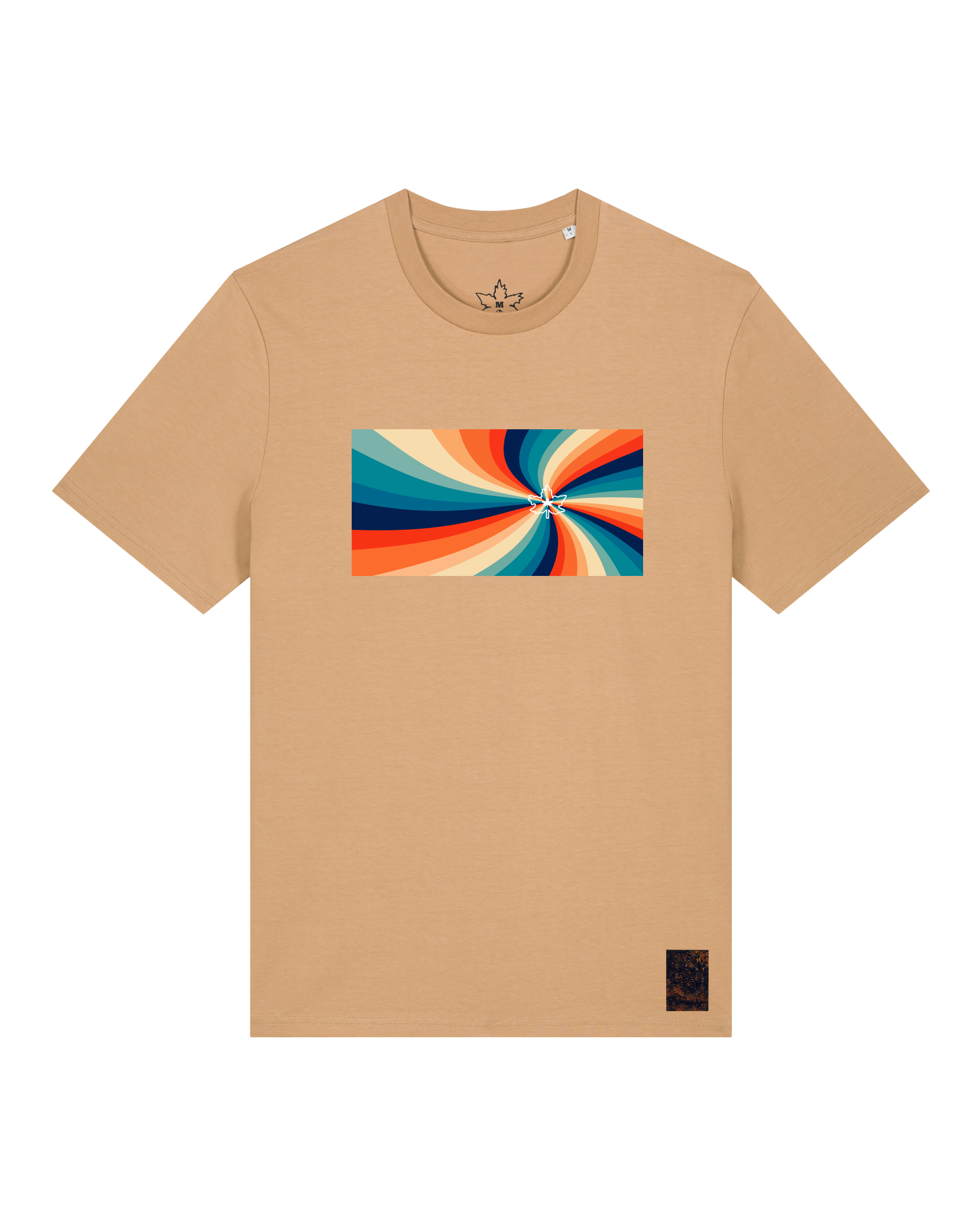 bio-unisex-medium fit-tshirt-six tees-sttu169-meersand-front