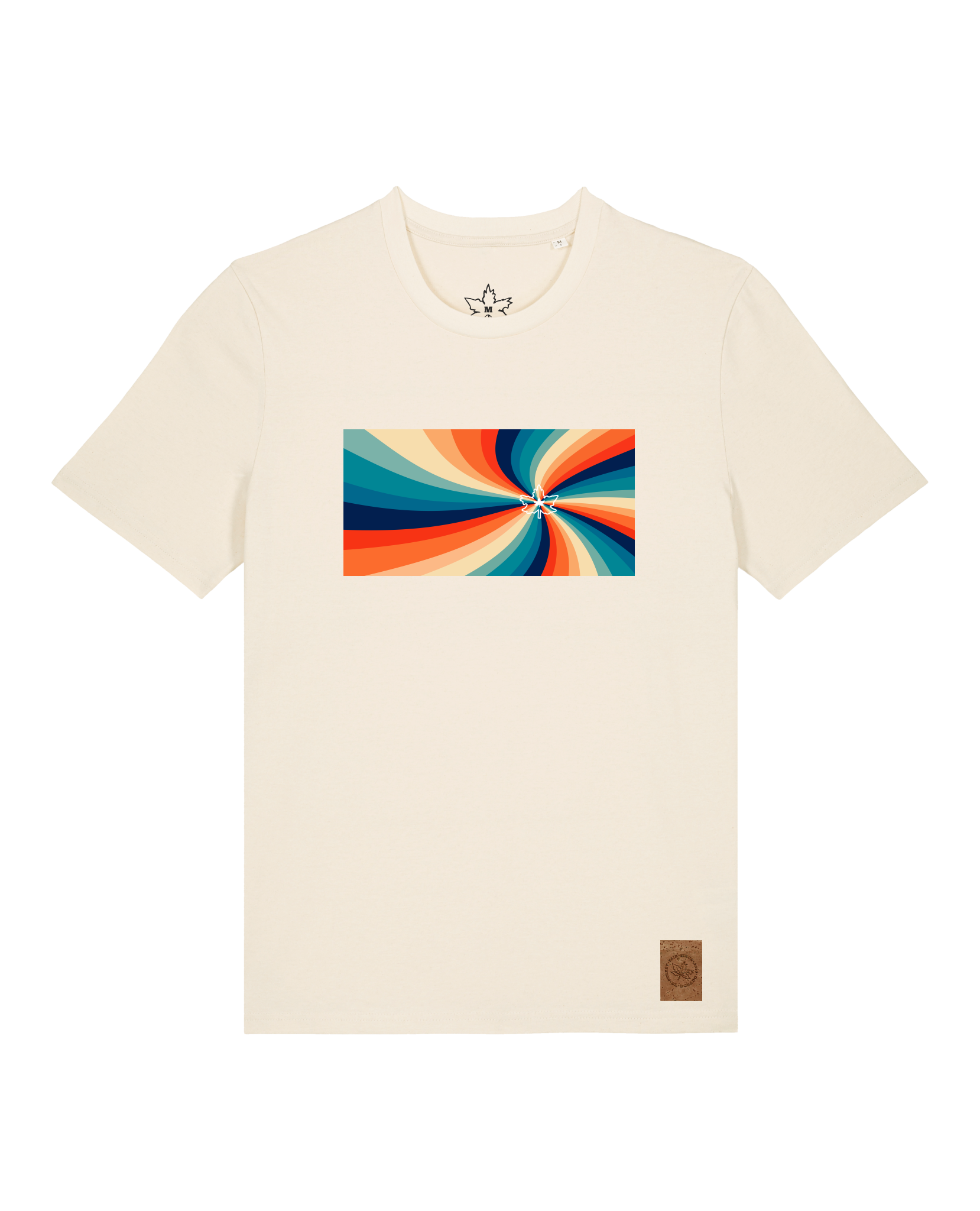 bio-unisex-medium fit-tshirt-six tees-sttu169-natur-front