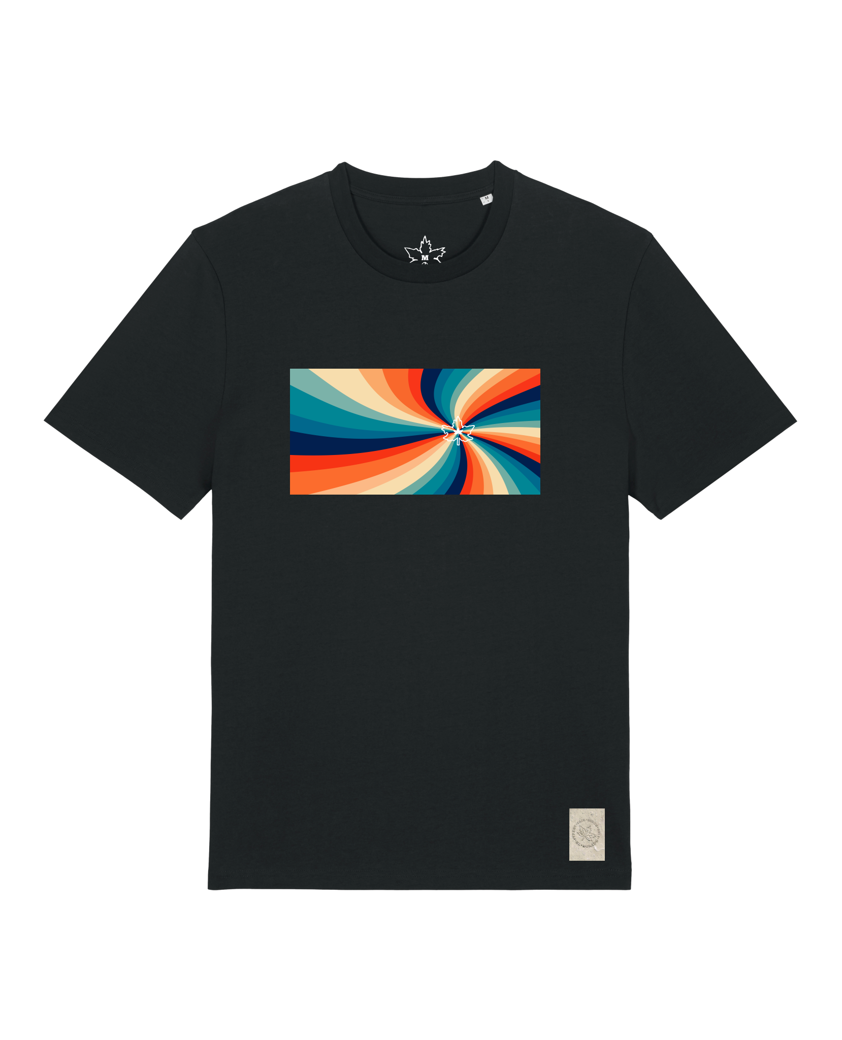 bio-unisex-medium fit-tshirt-six tees-sttu169-schwarz-front