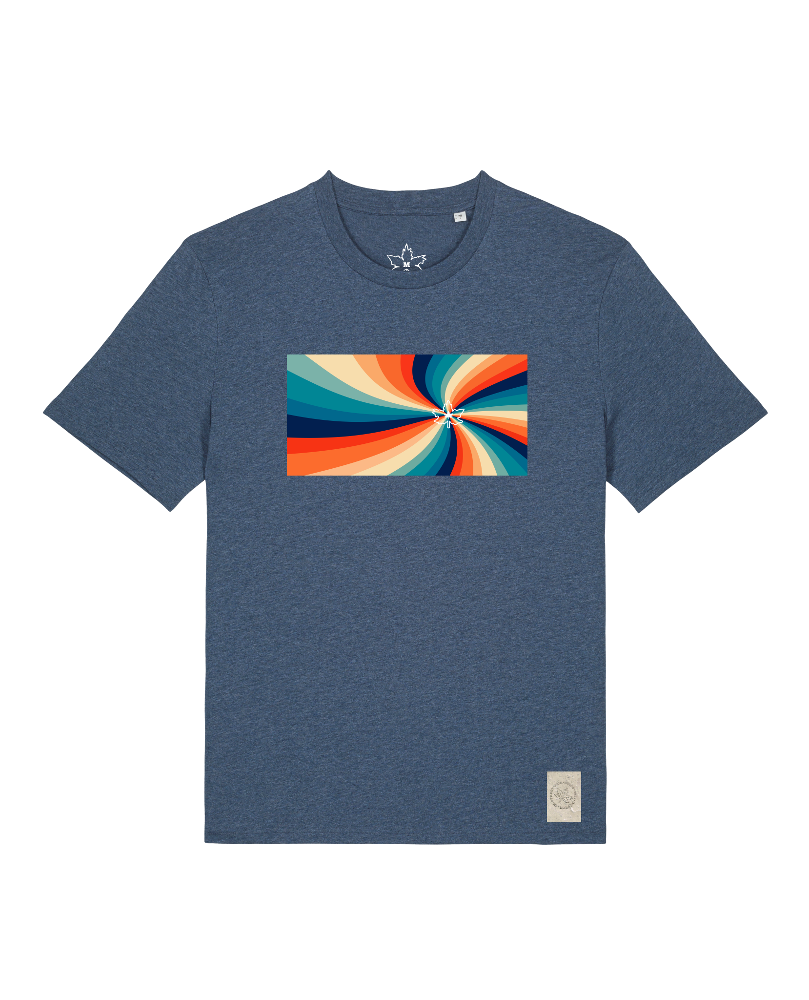 bio-unisex-medium fit-tshirt-six tees-sttu169-walblau-front