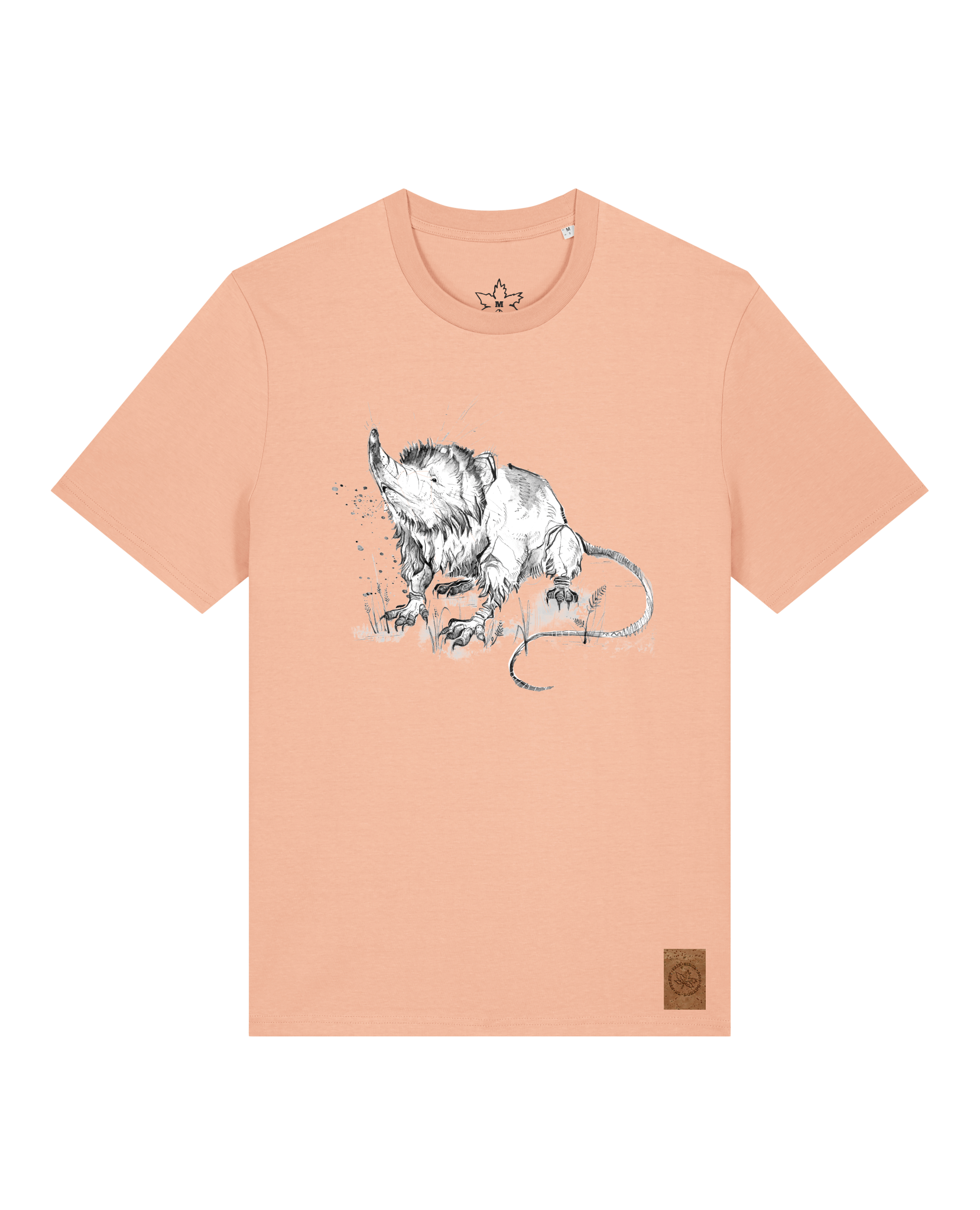bio-unisex-medium fit-tshirt-solenodon-sttu169-agyptische keramik-front