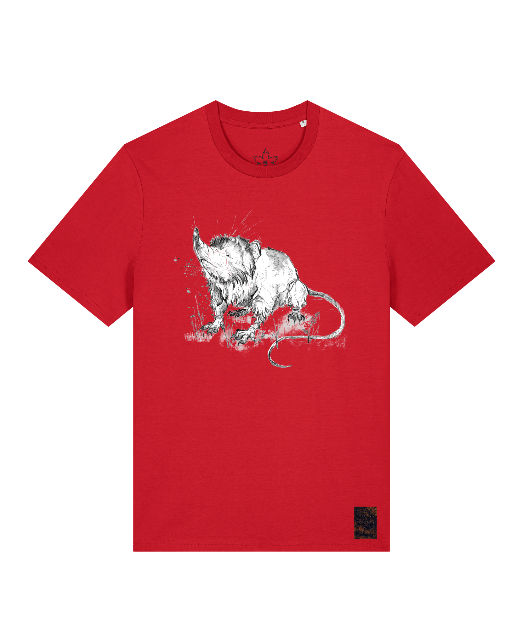 bio-unisex-medium fit-tshirt-solenodon-sttu169-erdbeere-front