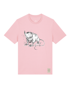 bio-unisex-medium fit-tshirt-solenodon-sttu169-flamingo-front