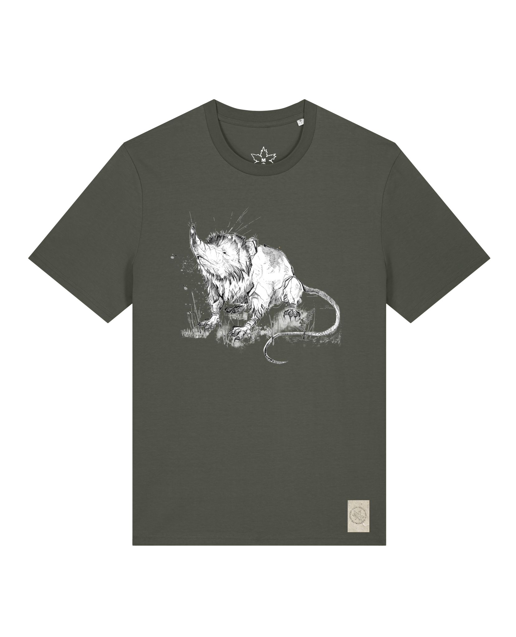 bio-unisex-medium fit-tshirt-solenodon-sttu169-grunkohl-front
