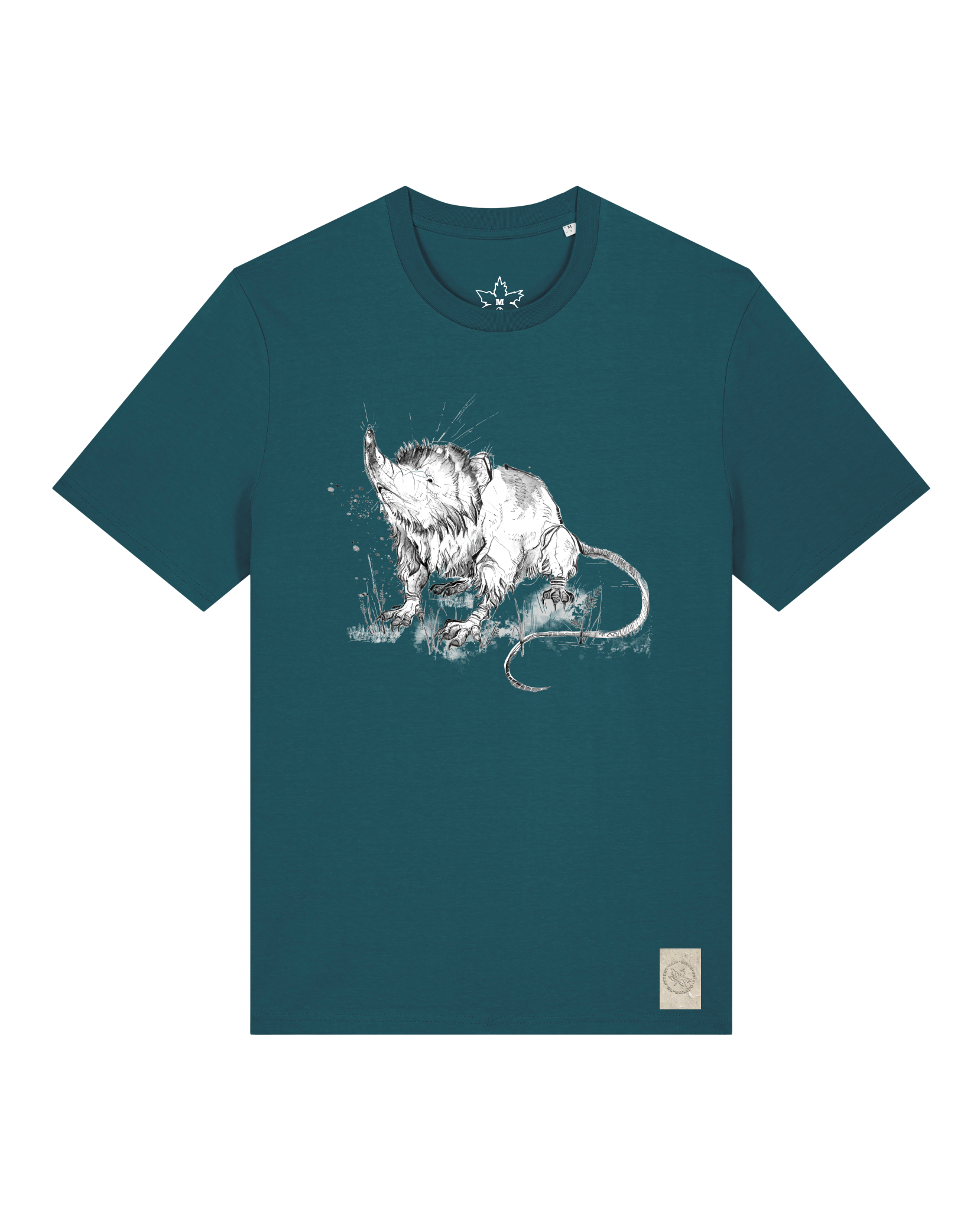bio-unisex-medium fit-tshirt-solenodon-sttu169-nordmanntanne-front