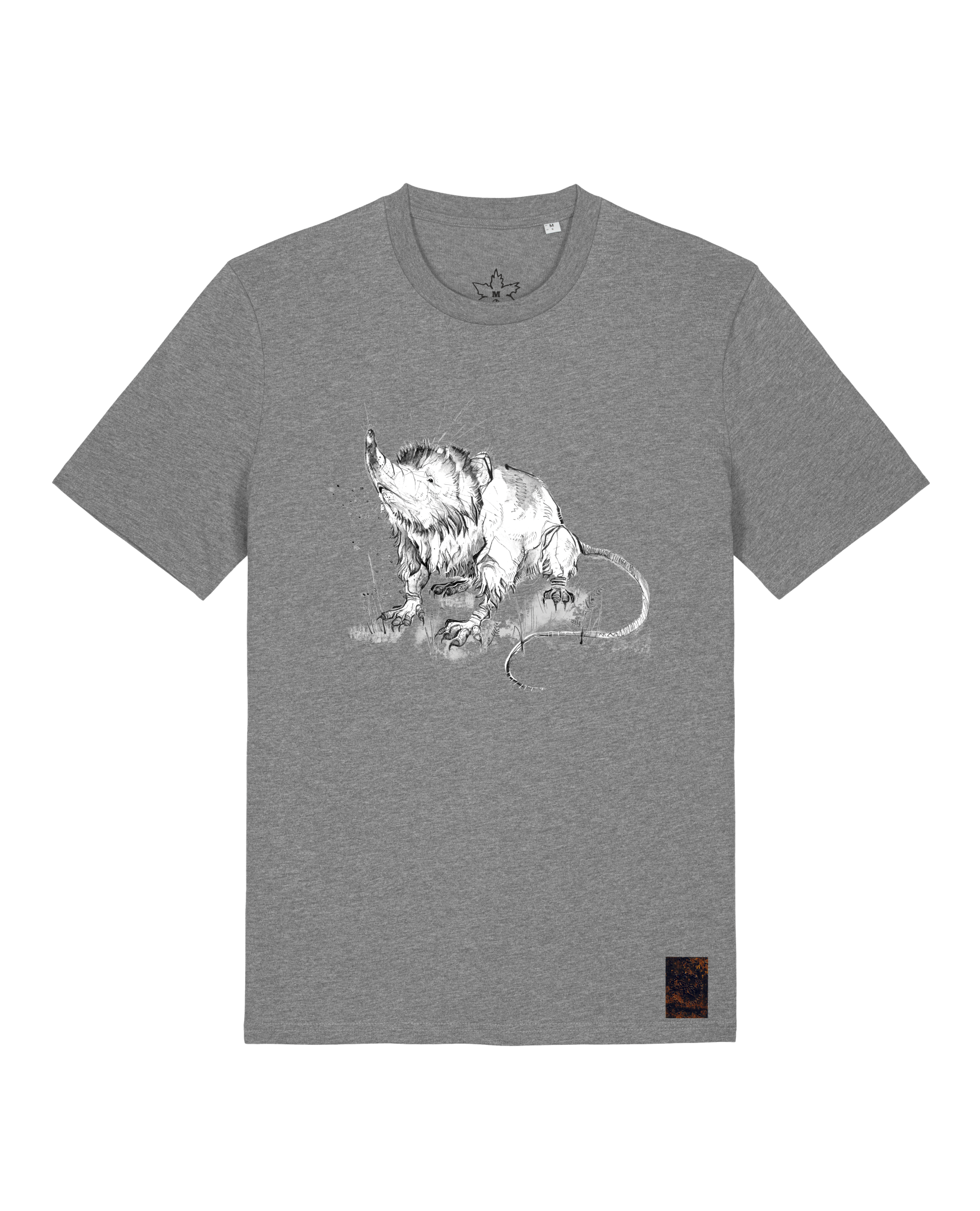 bio-unisex-medium fit-tshirt-solenodon-sttu169-opossum-front