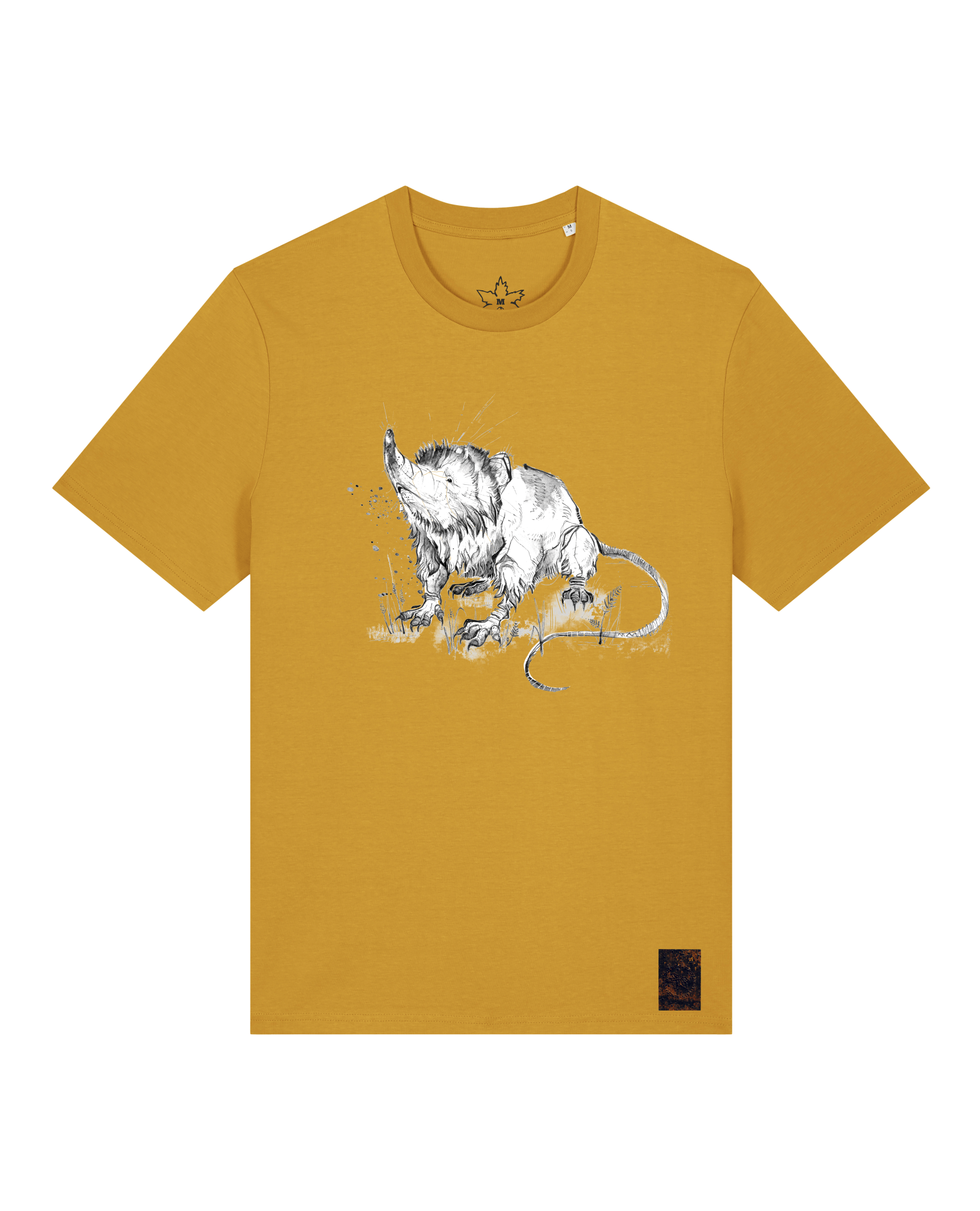 bio-unisex-medium fit-tshirt-solenodon-sttu169-senf-front
