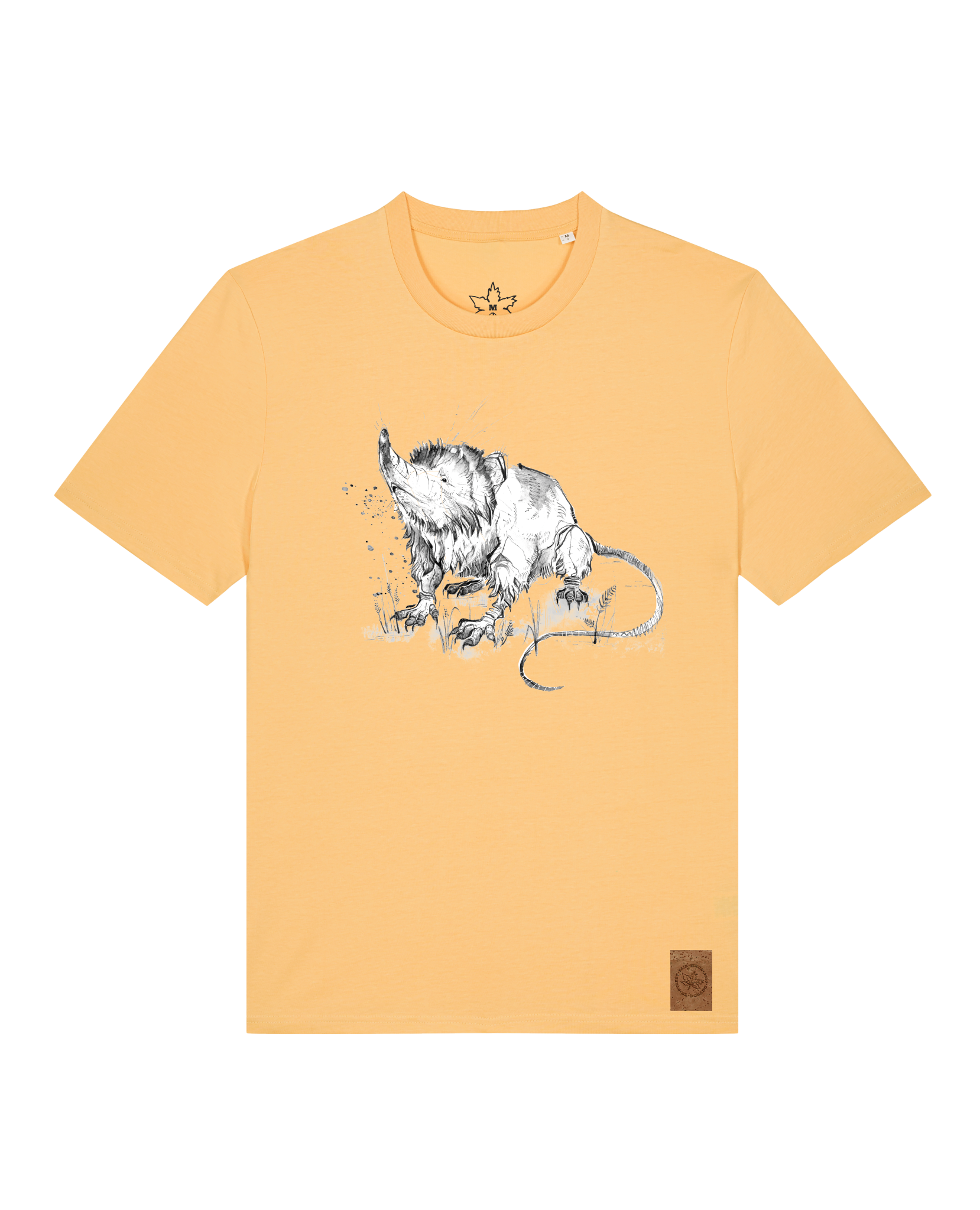 bio-unisex-medium fit-tshirt-solenodon-sttu169-senfkorn-front