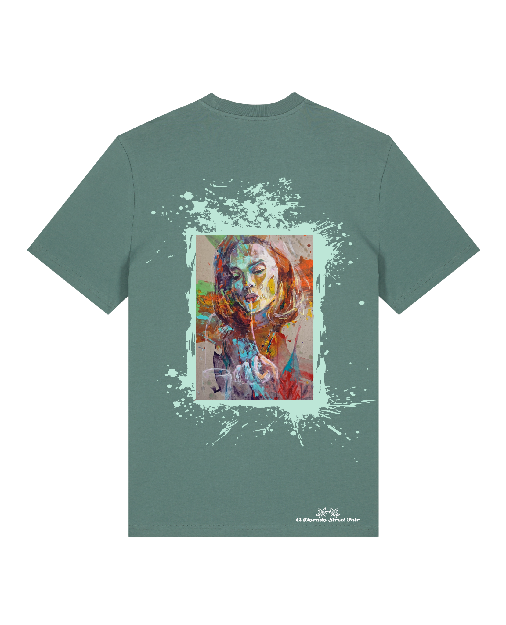 Bio Unisex Medium Fit T-Shirt Spaghetti (Backprint)