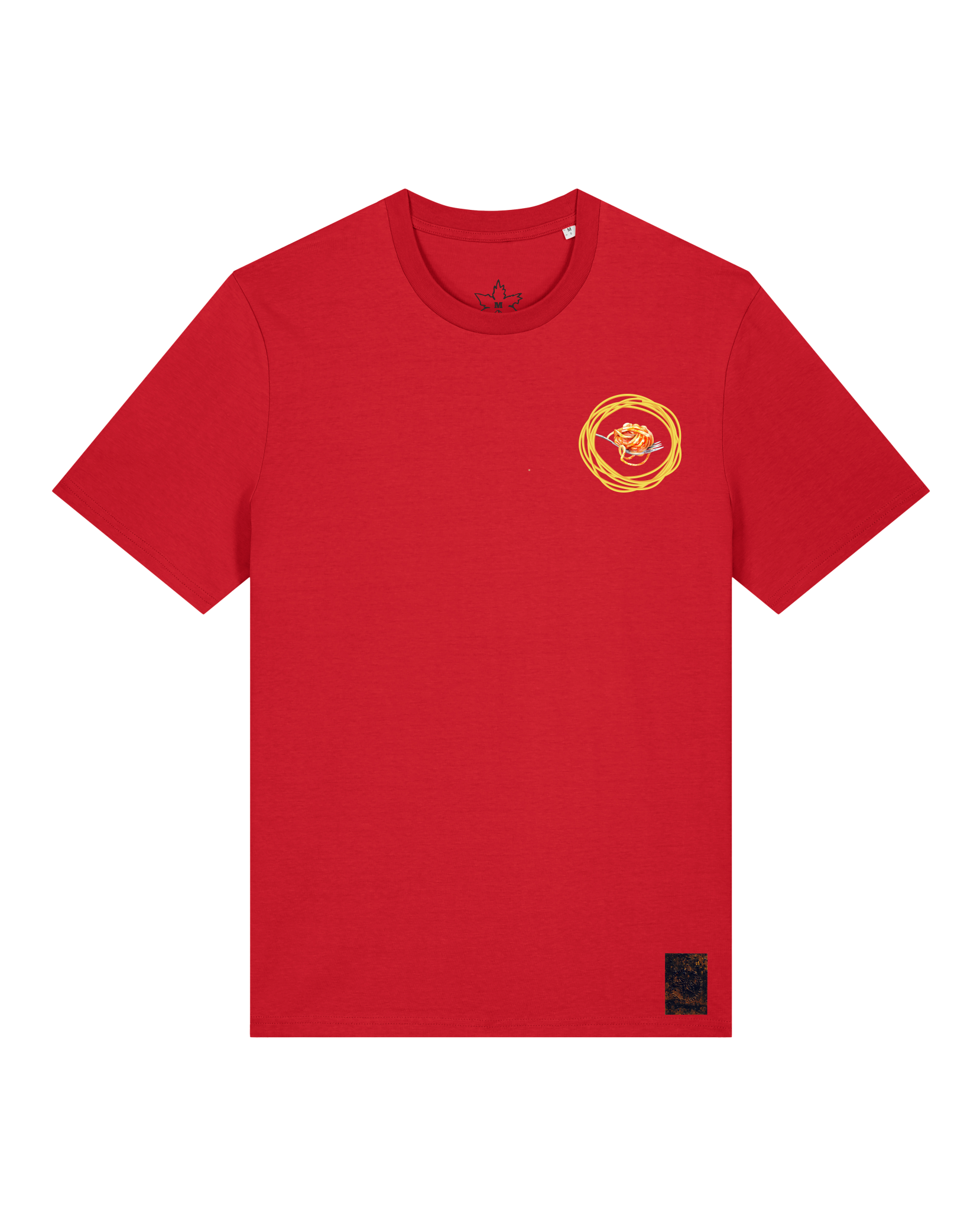 bio-unisex-medium fit-tshirt-spaghetti (backprint)-sttu169-erdbeere-front