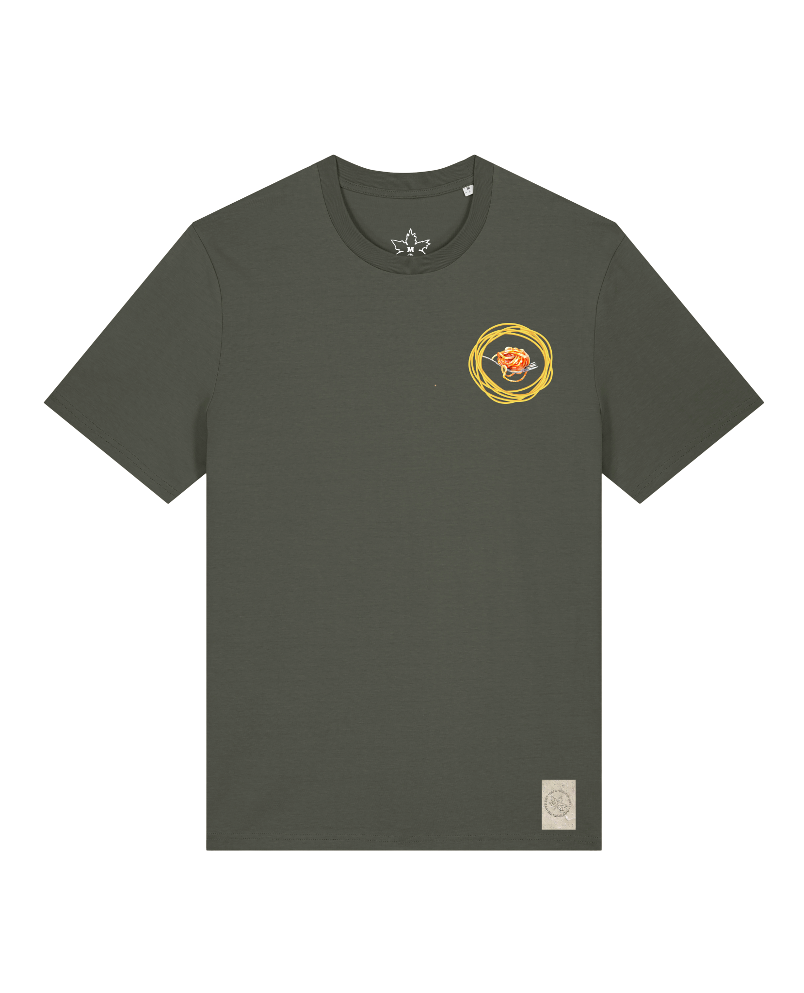 bio-unisex-medium fit-tshirt-spaghetti (backprint)-sttu169-grunkohl-front