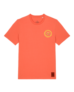 bio-unisex-medium fit-tshirt-spaghetti (backprint)-sttu169-mandarine-front