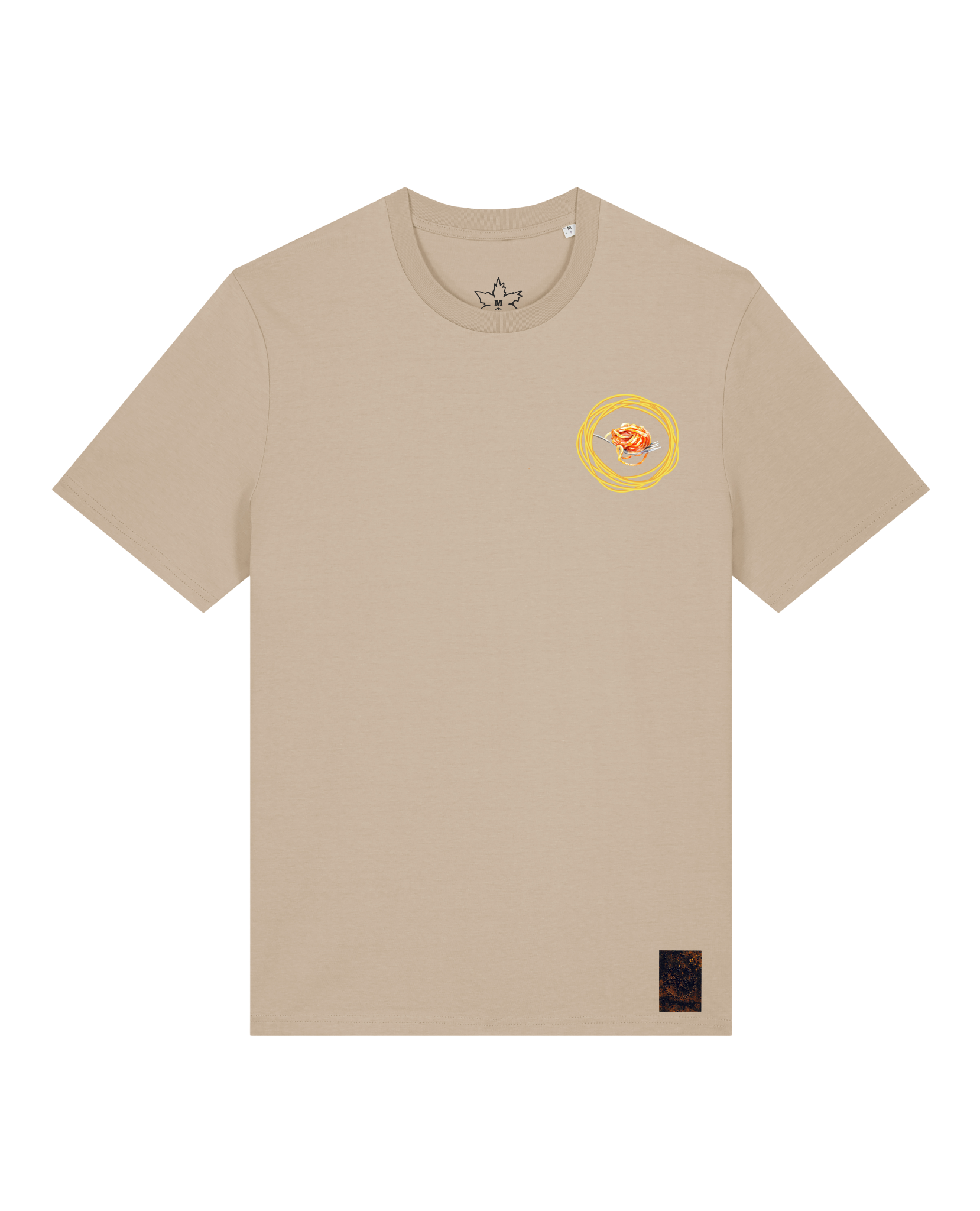 bio-unisex-medium fit-tshirt-spaghetti (backprint)-sttu169-treibsand-front
