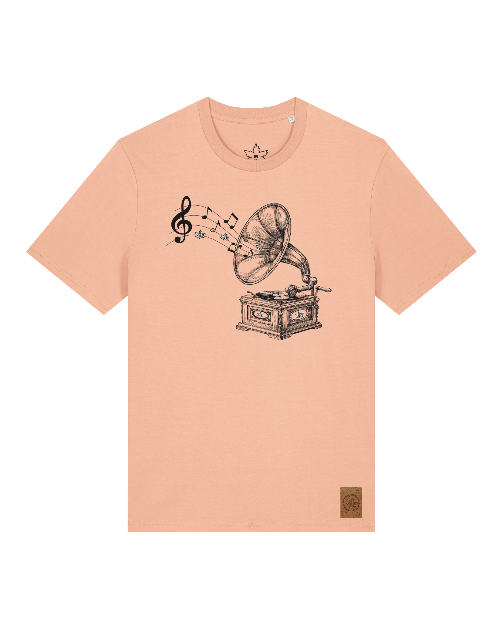 bio-unisex-medium fit-tshirt-stay tuned-sttu169-agyptische keramik-front