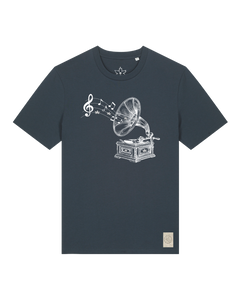 bio-unisex-medium fit-tshirt-stay tuned-sttu169-blaubeernacht-front