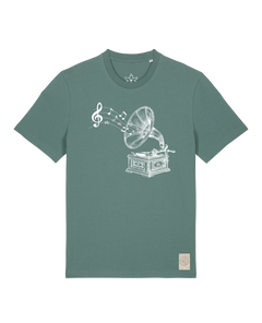 bio-unisex-medium fit-tshirt-stay tuned-sttu169-blautanne-front