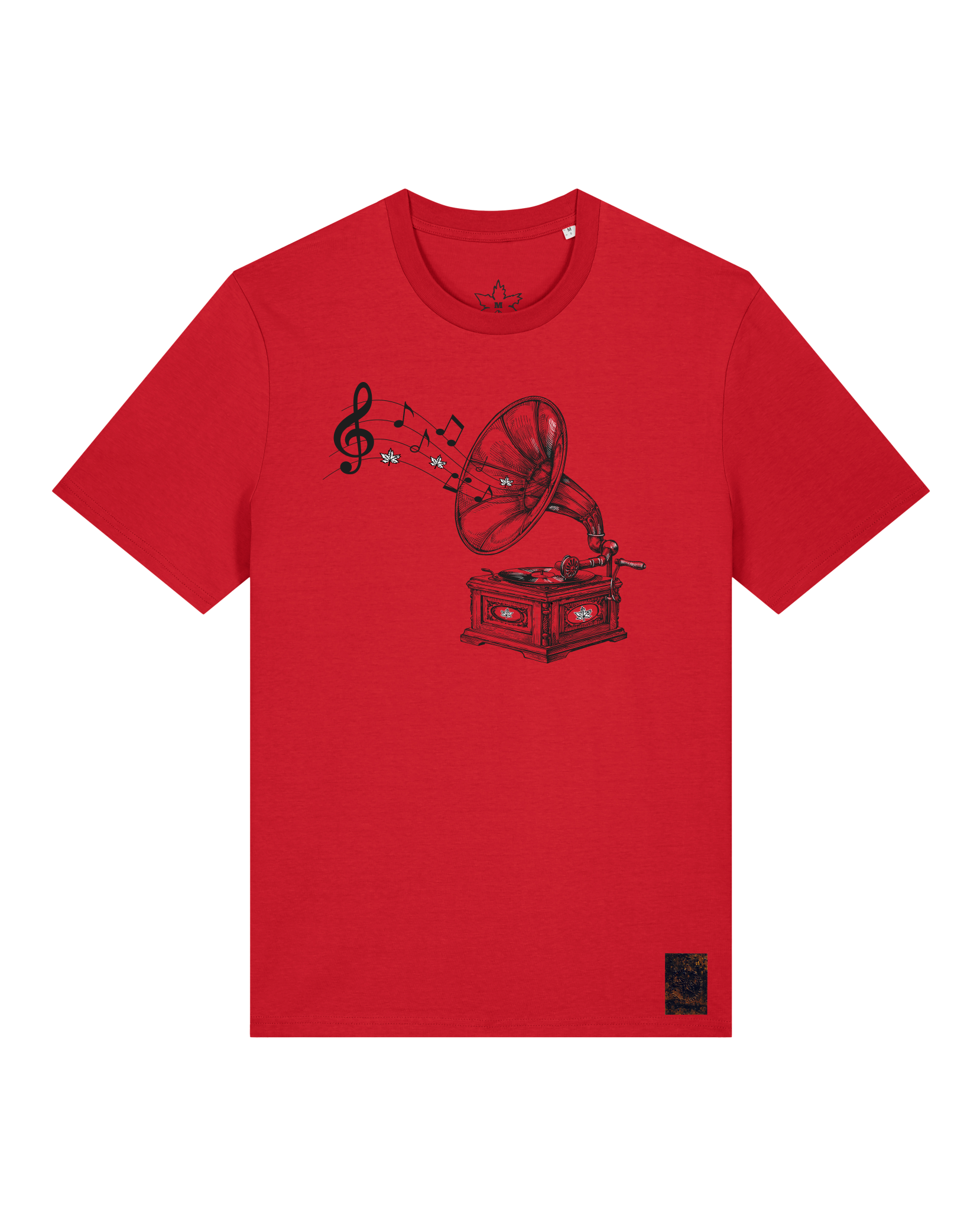 bio-unisex-medium fit-tshirt-stay tuned-sttu169-erdbeere-front