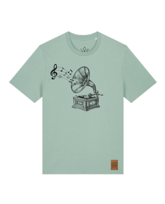 bio-unisex-medium fit-tshirt-stay tuned-sttu169-eukalyptus-front