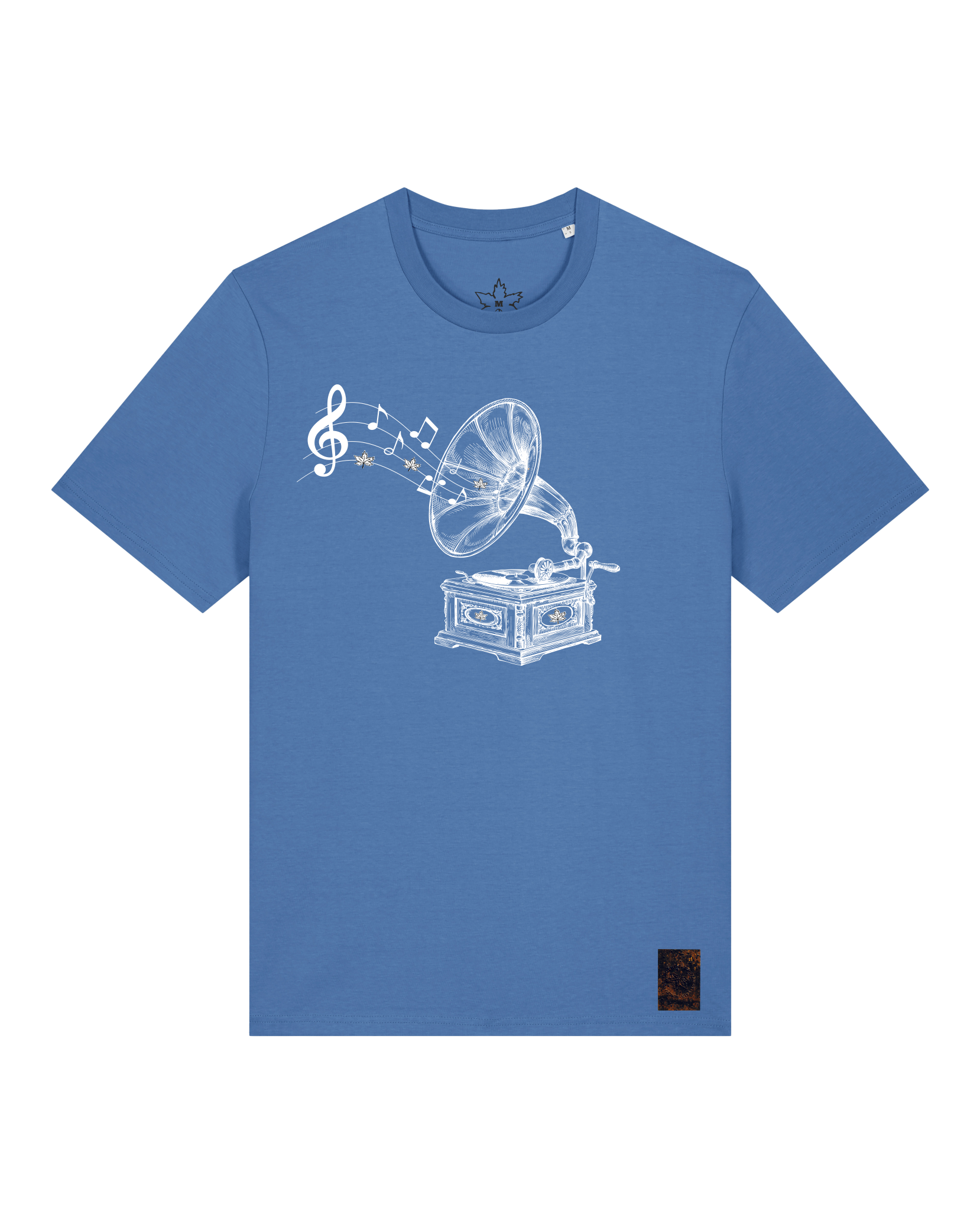 bio-unisex-medium fit-tshirt-stay tuned-sttu169-hortensie-front