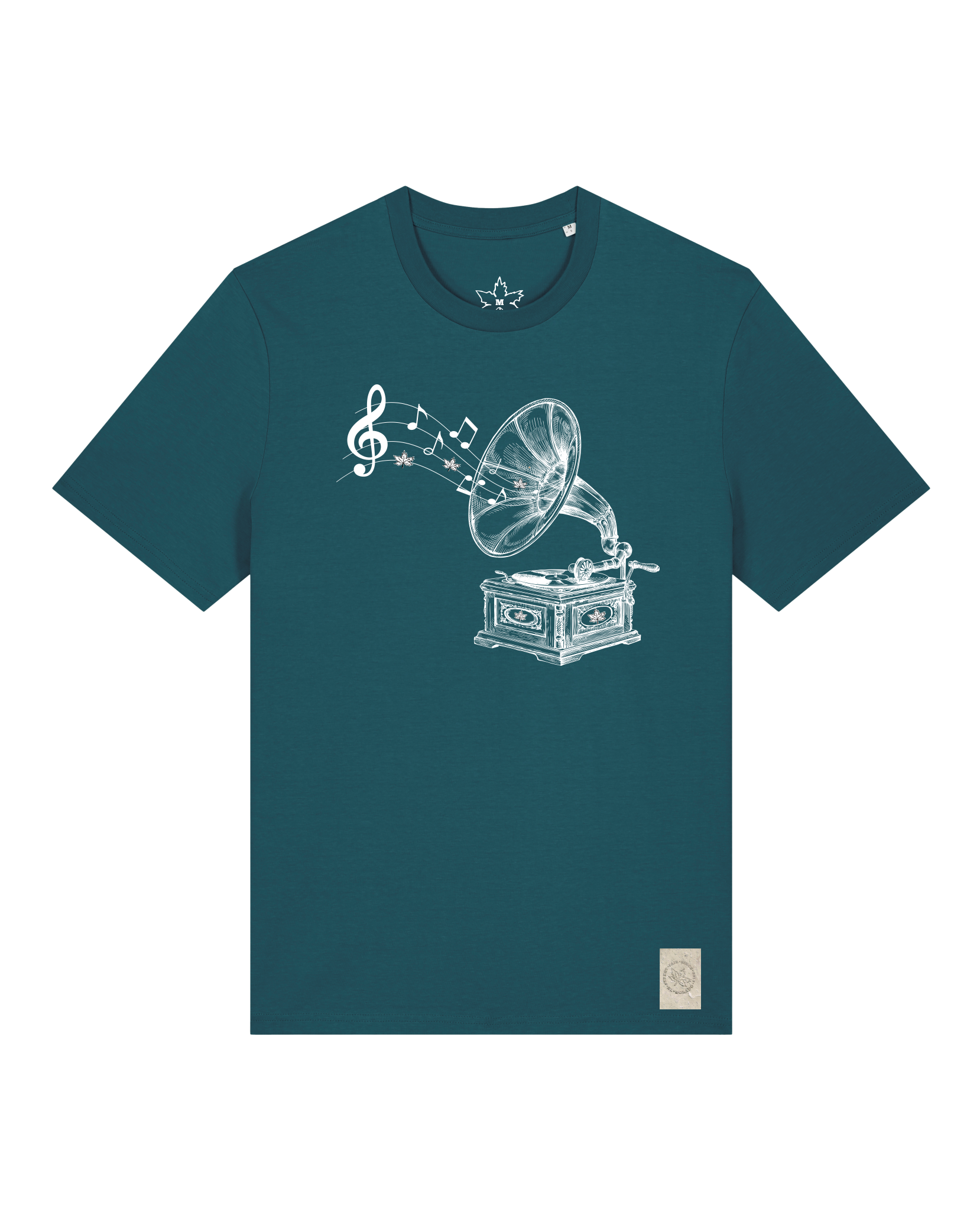 bio-unisex-medium fit-tshirt-stay tuned-sttu169-nordmanntanne-front
