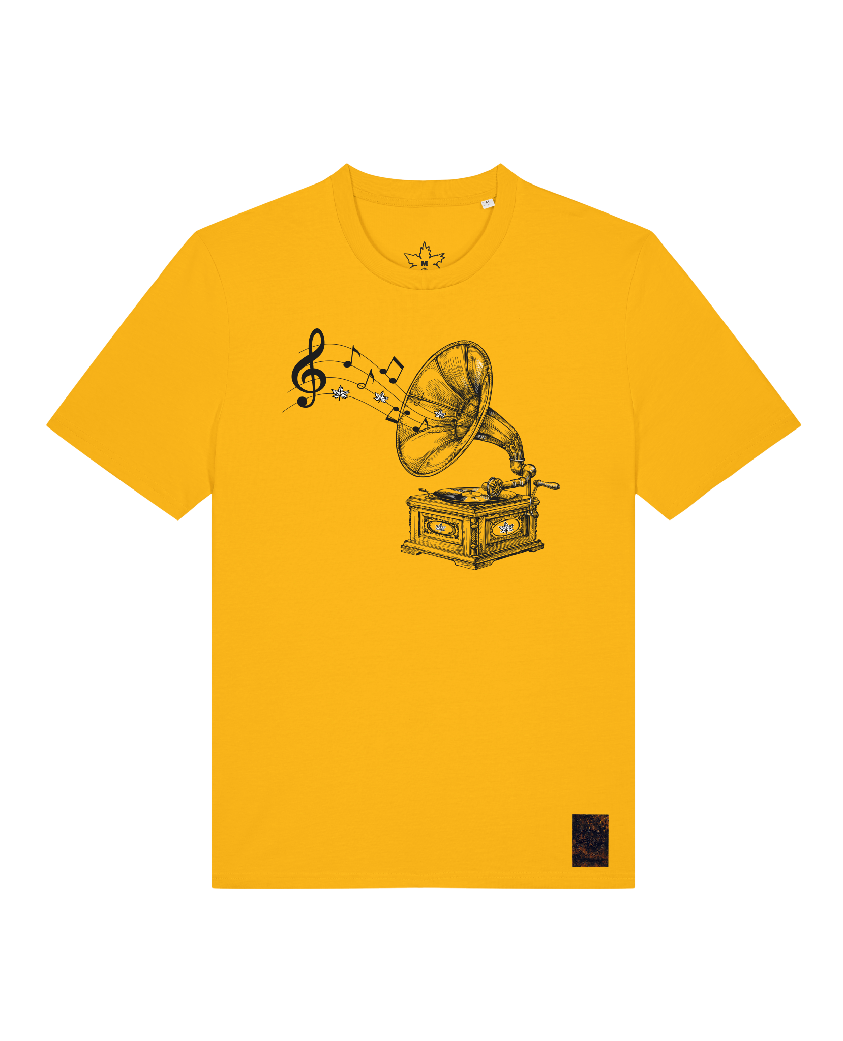 bio-unisex-medium fit-tshirt-stay tuned-sttu169-sonnenblume-front