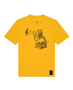 bio-unisex-medium fit-tshirt-stay tuned-sttu169-sonnenblume-front