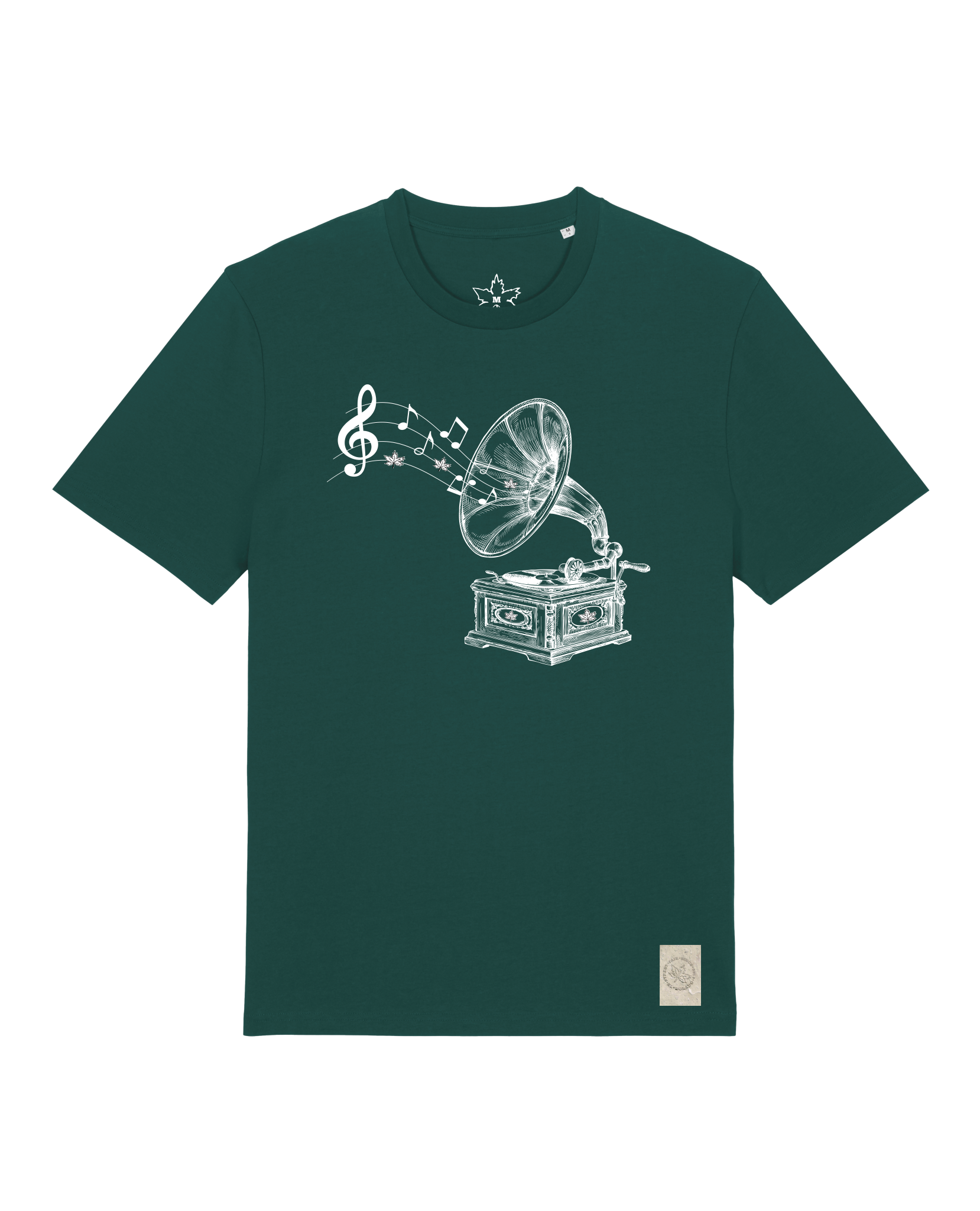 bio-unisex-medium fit-tshirt-stay tuned-sttu169-spirulina-front