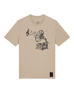 bio-unisex-medium fit-tshirt-stay tuned-sttu169-treibsand-front